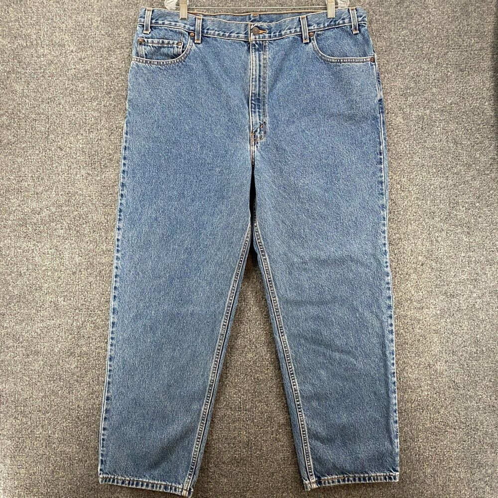 Vintage Levis 540 Jeans Mens‎ 44x30 Blue Relaxed Brown Tab Straight Casual Ranch
